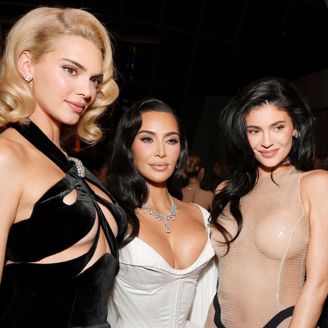 Kardashian-Jenners Have Glam Sisters Night Out at Academy Museum Gala