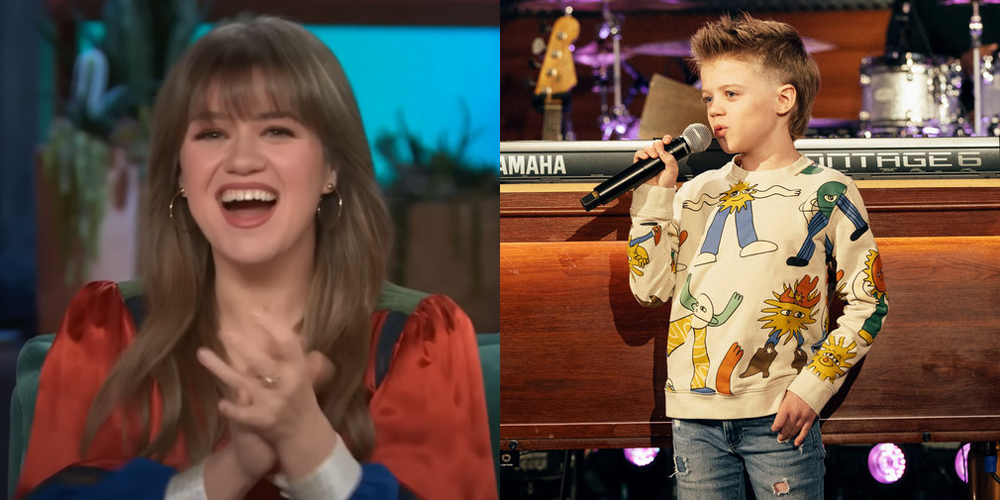 Kelly Clarkson’s Son Remy Sings Frank Sinatra Cover On ‘The Kelly Clarkson Show’ – Watch Now! | Celebrity Babies, Kelly Clarkson, Remington Blackstock | Just Jared: Celebrity News and Gossip